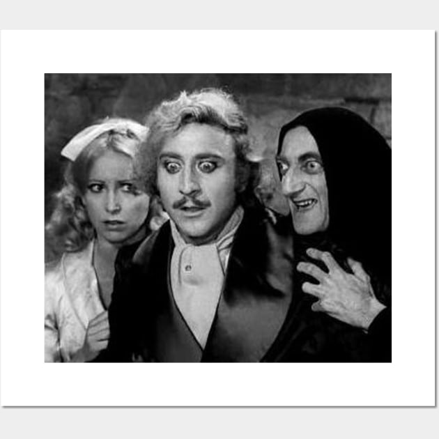 Young Frankenstein, Teri Garr, Gene Wilder And Marty Feldman 1974 Wall Art by SDM900